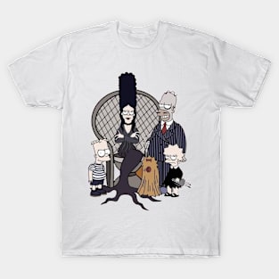 Simpsons-Addams T-Shirt